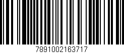 Código de barras (EAN, GTIN, SKU, ISBN): '7891002163717'