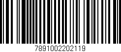 Código de barras (EAN, GTIN, SKU, ISBN): '7891002202119'