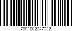 Código de barras (EAN, GTIN, SKU, ISBN): '7891002247332'