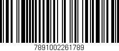 Código de barras (EAN, GTIN, SKU, ISBN): '7891002261789'