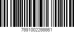 Código de barras (EAN, GTIN, SKU, ISBN): '7891002288861'