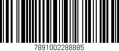 Código de barras (EAN, GTIN, SKU, ISBN): '7891002288885'