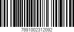 Código de barras (EAN, GTIN, SKU, ISBN): '7891002312092'
