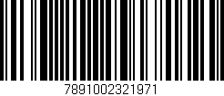 Código de barras (EAN, GTIN, SKU, ISBN): '7891002321971'