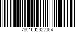 Código de barras (EAN, GTIN, SKU, ISBN): '7891002322084'
