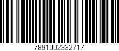 Código de barras (EAN, GTIN, SKU, ISBN): '7891002332717'