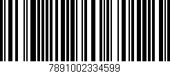 Código de barras (EAN, GTIN, SKU, ISBN): '7891002334599'