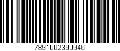 Código de barras (EAN, GTIN, SKU, ISBN): '7891002390946'