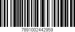 Código de barras (EAN, GTIN, SKU, ISBN): '7891002442959'