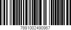 Código de barras (EAN, GTIN, SKU, ISBN): '7891002490967'