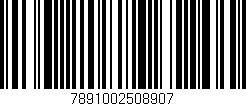 Código de barras (EAN, GTIN, SKU, ISBN): '7891002508907'