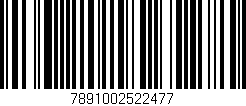 Código de barras (EAN, GTIN, SKU, ISBN): '7891002522477'