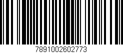 Código de barras (EAN, GTIN, SKU, ISBN): '7891002602773'