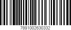 Código de barras (EAN, GTIN, SKU, ISBN): '7891002630332'