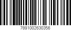 Código de barras (EAN, GTIN, SKU, ISBN): '7891002630356'