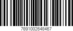 Código de barras (EAN, GTIN, SKU, ISBN): '7891002648467'