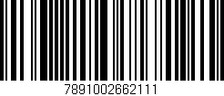 Código de barras (EAN, GTIN, SKU, ISBN): '7891002662111'