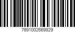 Código de barras (EAN, GTIN, SKU, ISBN): '7891002669929'