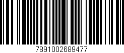 Código de barras (EAN, GTIN, SKU, ISBN): '7891002689477'
