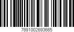 Código de barras (EAN, GTIN, SKU, ISBN): '7891002693665'