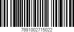 Código de barras (EAN, GTIN, SKU, ISBN): '7891002715022'