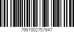 Código de barras (EAN, GTIN, SKU, ISBN): '7891002757947'