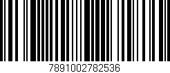Código de barras (EAN, GTIN, SKU, ISBN): '7891002782536'