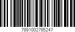 Código de barras (EAN, GTIN, SKU, ISBN): '7891002785247'