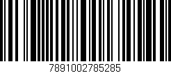 Código de barras (EAN, GTIN, SKU, ISBN): '7891002785285'