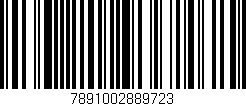Código de barras (EAN, GTIN, SKU, ISBN): '7891002889723'