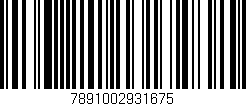 Código de barras (EAN, GTIN, SKU, ISBN): '7891002931675'