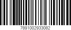 Código de barras (EAN, GTIN, SKU, ISBN): '7891002933082'