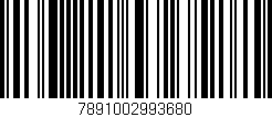 Código de barras (EAN, GTIN, SKU, ISBN): '7891002993680'