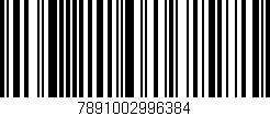 Código de barras (EAN, GTIN, SKU, ISBN): '7891002996384'