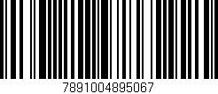 Código de barras (EAN, GTIN, SKU, ISBN): '7891004895067'