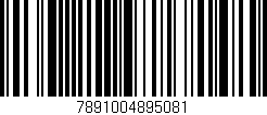 Código de barras (EAN, GTIN, SKU, ISBN): '7891004895081'