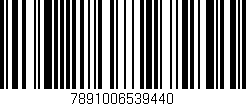 Código de barras (EAN, GTIN, SKU, ISBN): '7891006539440'