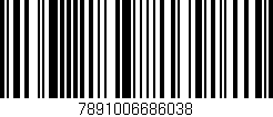Código de barras (EAN, GTIN, SKU, ISBN): '7891006686038'