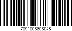 Código de barras (EAN, GTIN, SKU, ISBN): '7891006686045'