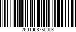 Código de barras (EAN, GTIN, SKU, ISBN): '7891006750906'