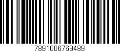 Código de barras (EAN, GTIN, SKU, ISBN): '7891006769489'