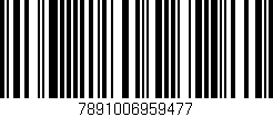 Código de barras (EAN, GTIN, SKU, ISBN): '7891006959477'