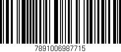 Código de barras (EAN, GTIN, SKU, ISBN): '7891006987715'