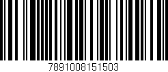 Código de barras (EAN, GTIN, SKU, ISBN): '7891008151503'