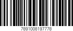 Código de barras (EAN, GTIN, SKU, ISBN): '7891008197778'