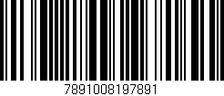 Código de barras (EAN, GTIN, SKU, ISBN): '7891008197891'