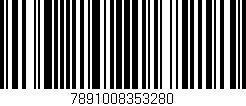 Código de barras (EAN, GTIN, SKU, ISBN): '7891008353280'