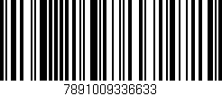 Código de barras (EAN, GTIN, SKU, ISBN): '7891009336633'
