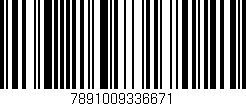 Código de barras (EAN, GTIN, SKU, ISBN): '7891009336671'