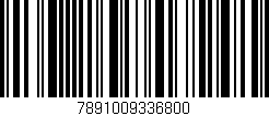 Código de barras (EAN, GTIN, SKU, ISBN): '7891009336800'